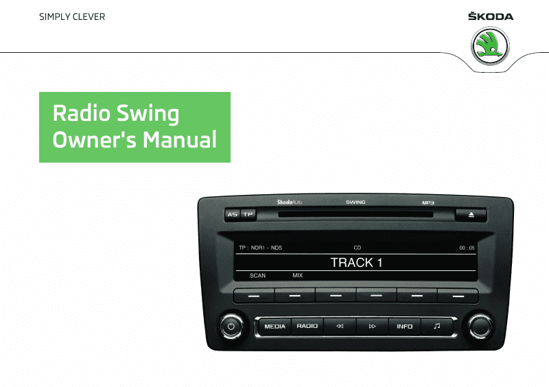 2013 Škoda Rapid Car radio manual Image