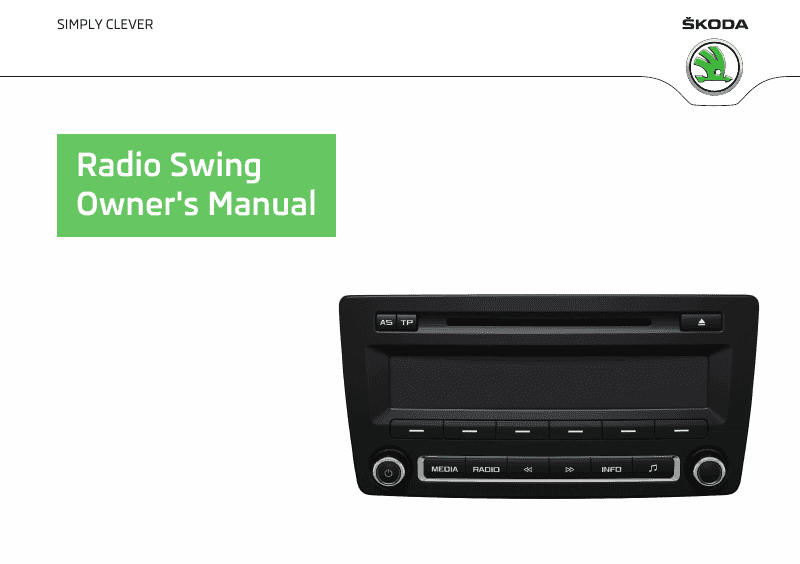 2014 Škoda Rapid Car radio manual Image