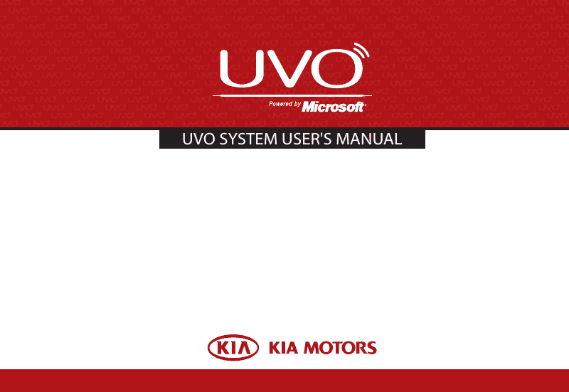 2014 KIA Soul Uvo system user's manual Image