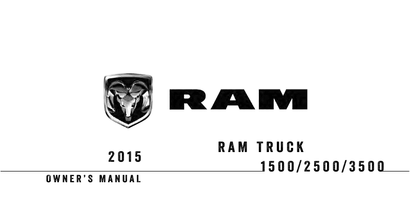 2015 RAM 1500 Owner's Manual Image