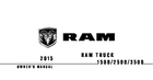 2015 RAM 1500 Owner's Manual