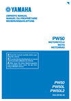 2020 Yamaha PW50 Owner's Manual