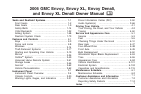 2006 GMC Envoy Owner's Manual