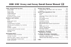 2008 GMC Envoy Owner's Manual