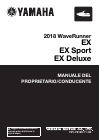 2018 Yamaha EX Manuale del proprietario