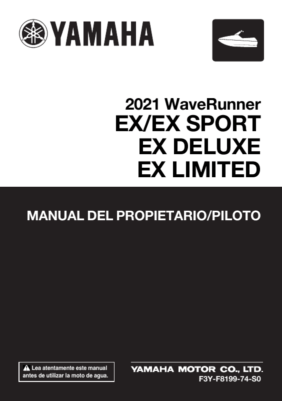 2021 Yamaha EX Manual del propietario Image